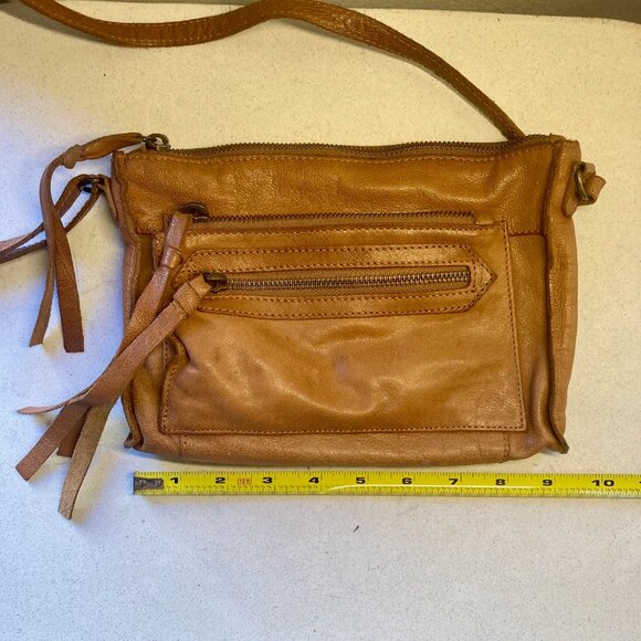 Day & Mood Leather Purse Crossbody Shoulder Tan Boho Versatile - Picture 6 of 10